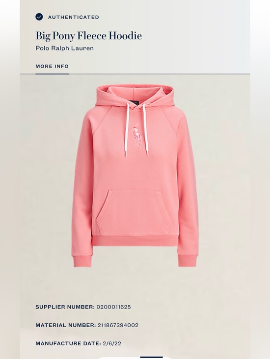 Ralph Lauren Sweaters - Polo Ralph Lauren Big Pony Fleece Hoodie